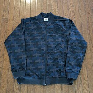 2012 Umbro England Football (Soccer) Black Bomber Jacket - Large